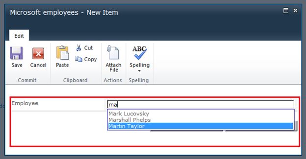Fields Autocomplete for SharePoint 2010